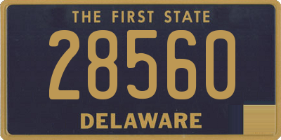 DE license plate 28560