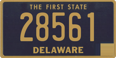 DE license plate 28561