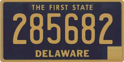 DE license plate 285682
