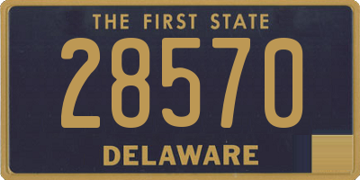 DE license plate 28570