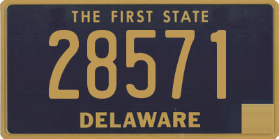 DE license plate 28571