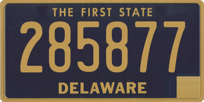 DE license plate 285877