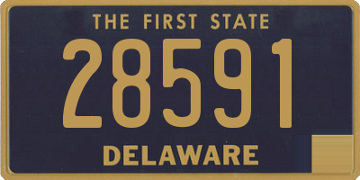 DE license plate 28591