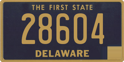DE license plate 28604