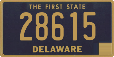 DE license plate 28615