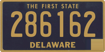 DE license plate 286162