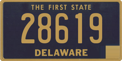 DE license plate 28619