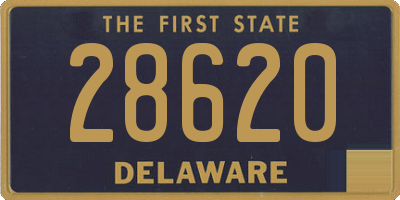 DE license plate 28620