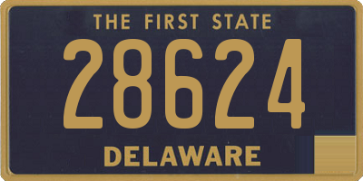 DE license plate 28624