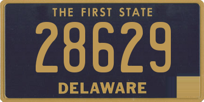 DE license plate 28629