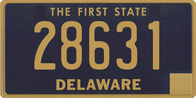 DE license plate 28631