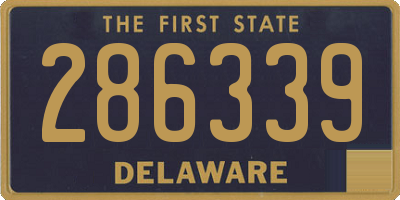 DE license plate 286339