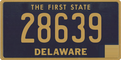 DE license plate 28639