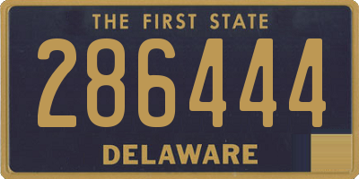 DE license plate 286444