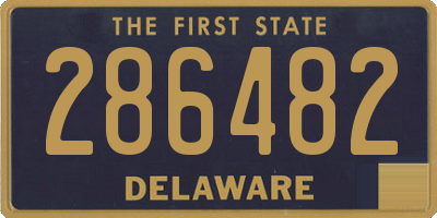 DE license plate 286482