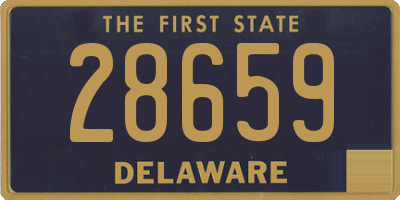 DE license plate 28659