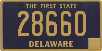 DE license plate 28660