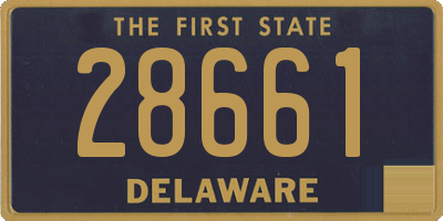 DE license plate 28661