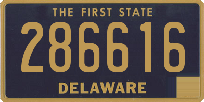 DE license plate 286616