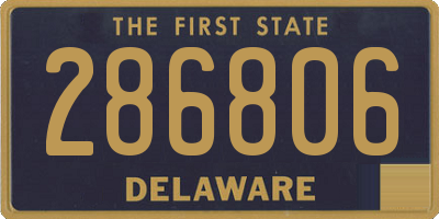 DE license plate 286806