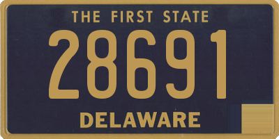 DE license plate 28691