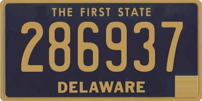 DE license plate 286937