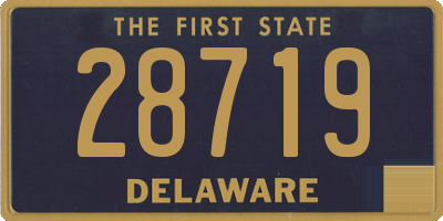 DE license plate 28719