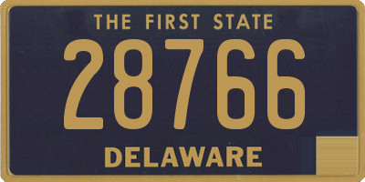 DE license plate 28766