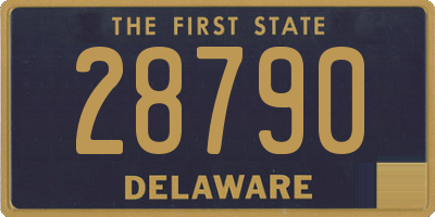 DE license plate 28790