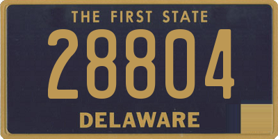 DE license plate 28804