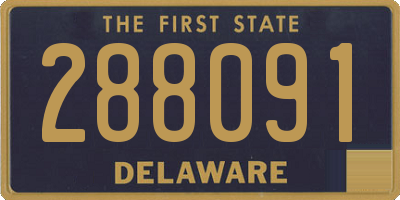 DE license plate 288091