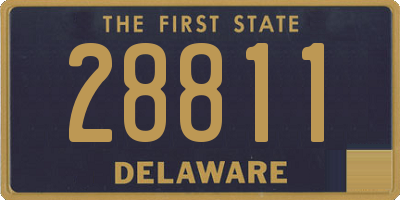 DE license plate 28811