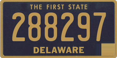 DE license plate 288297