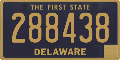 DE license plate 288438