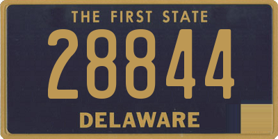 DE license plate 28844