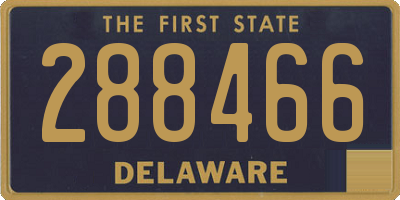 DE license plate 288466