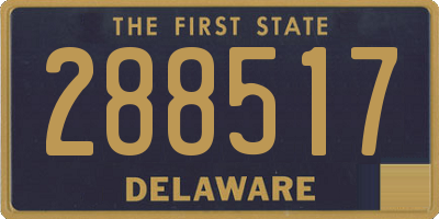 DE license plate 288517