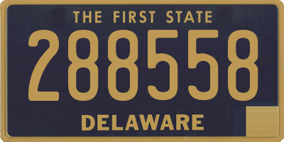 DE license plate 288558