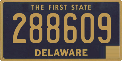 DE license plate 288609