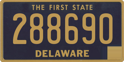 DE license plate 288690