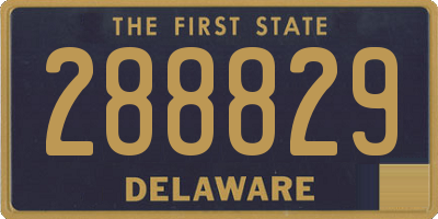 DE license plate 288829
