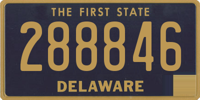 DE license plate 288846
