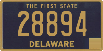 DE license plate 28894