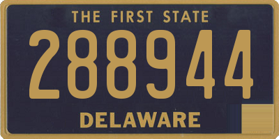 DE license plate 288944