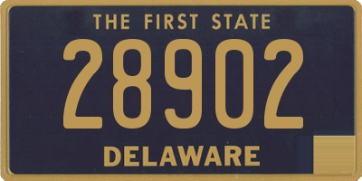 DE license plate 28902