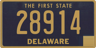 DE license plate 28914