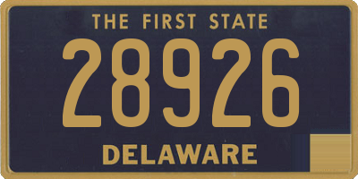 DE license plate 28926