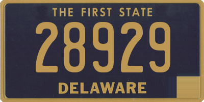 DE license plate 28929