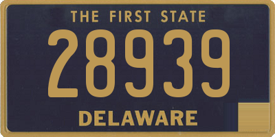 DE license plate 28939