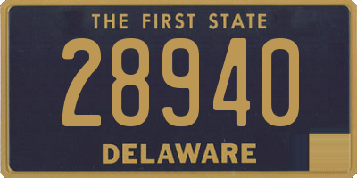 DE license plate 28940